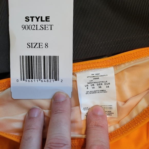 𝅺2pc Penbrooke swimsuit size 8 VBS - Picture 4 of 5